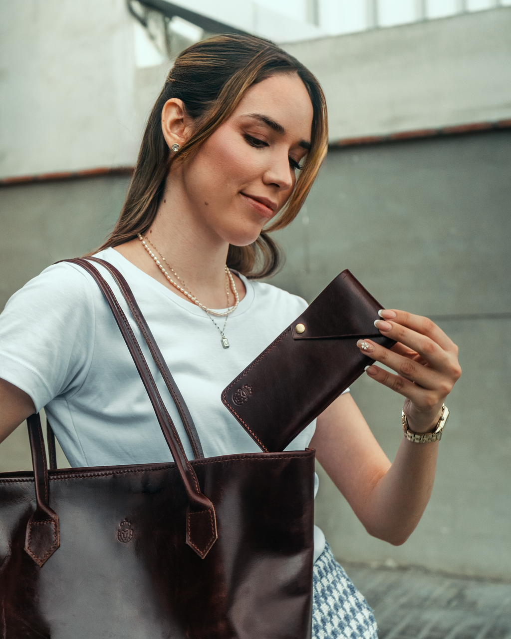 TOTE BAG GARDENIA