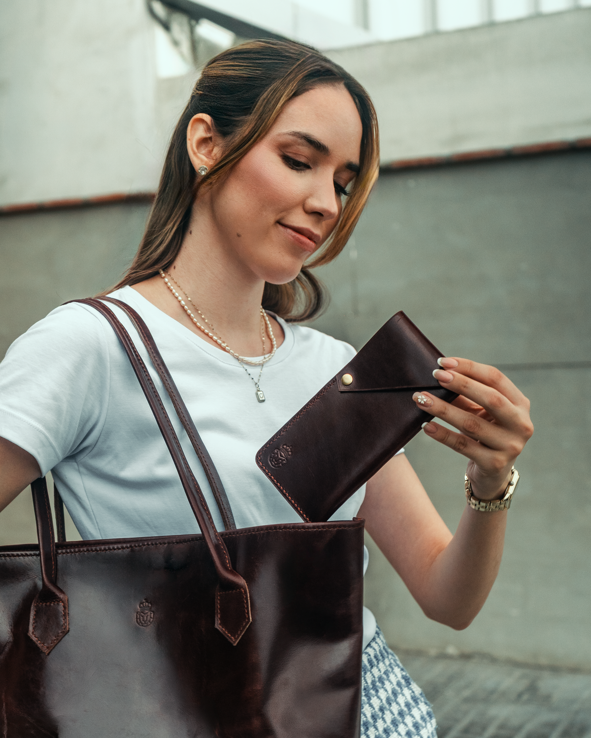 TOTE BAG GARDENIA